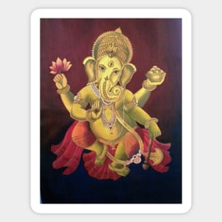 Dancing Ganesha Sticker